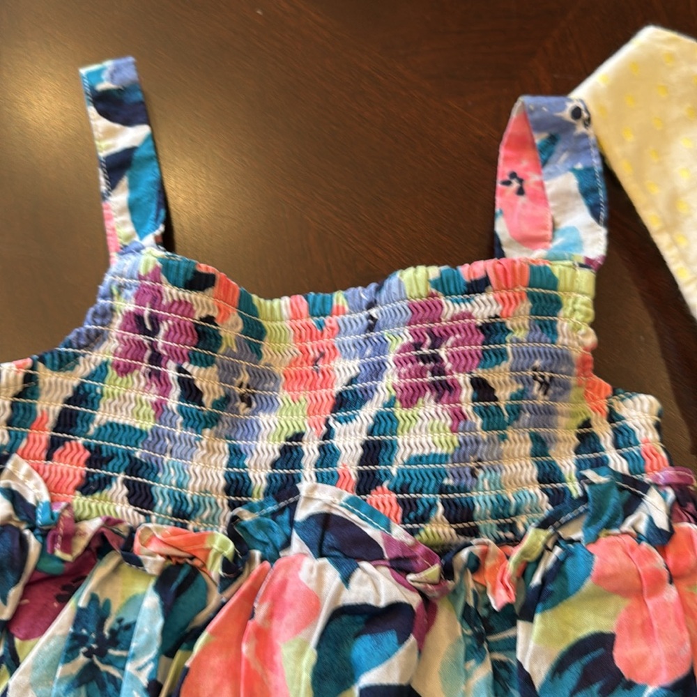 Bundle Of 2 Girl’s Dresses Baby Gap 5yrs Polka Dot Eyelet and Gymboree F… - Picture 9 of 13